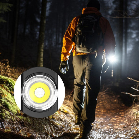 Compact And Portable High-Intensity Dual Light Source EDC Magnetic Flashlight