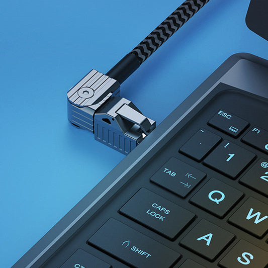 Household Optical Fiber Broadband Elbow 10 Gigabit Network Cable