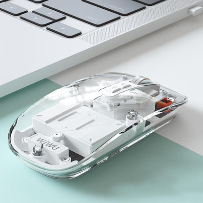 Transparent Wireless Silent Bluetooth Mouse