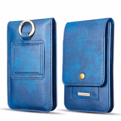 Dual-Layer Men's Phone And Card Wallet Integrated Waist Pack