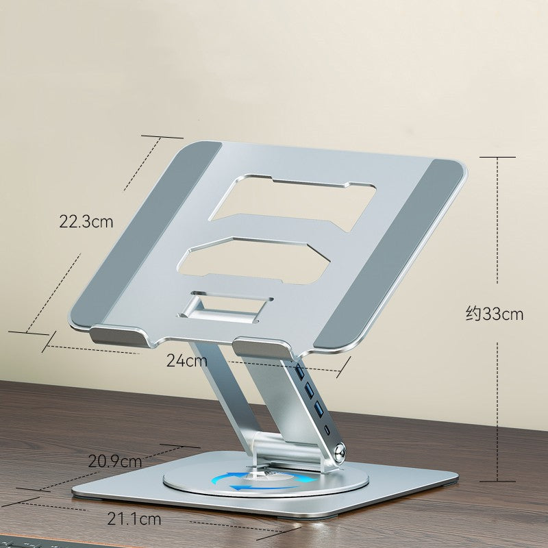 360¬∞ Rotating Lift And Expand Docking Station Stand