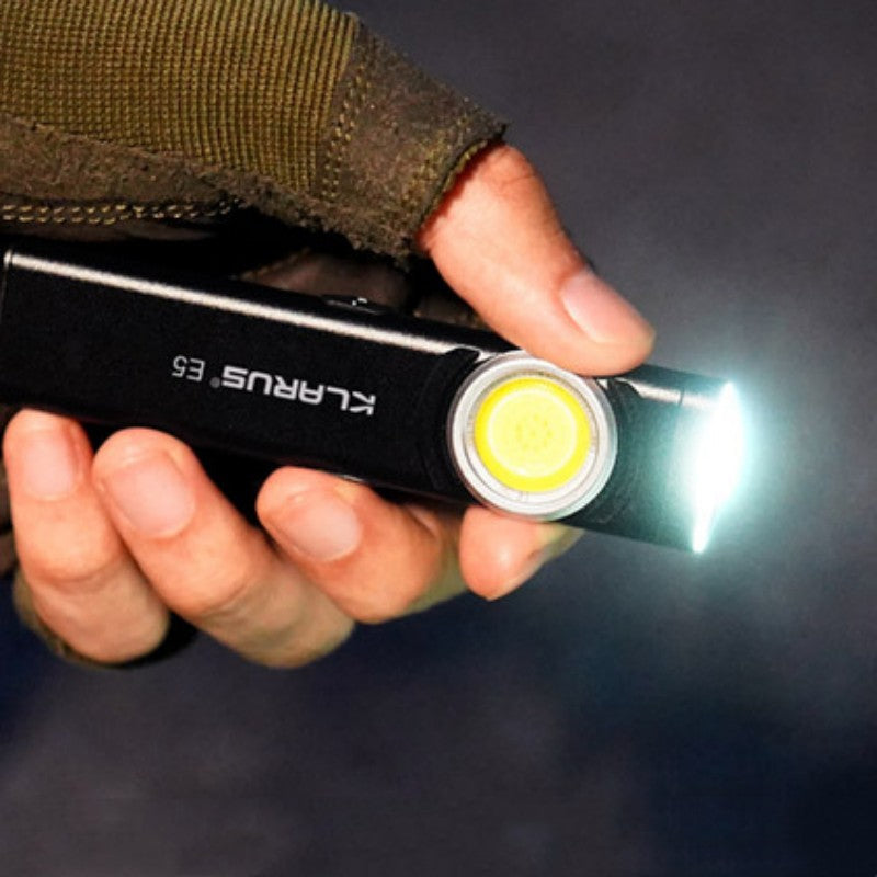 Compact And Portable High-Intensity Dual Light Source EDC Magnetic Flashlight