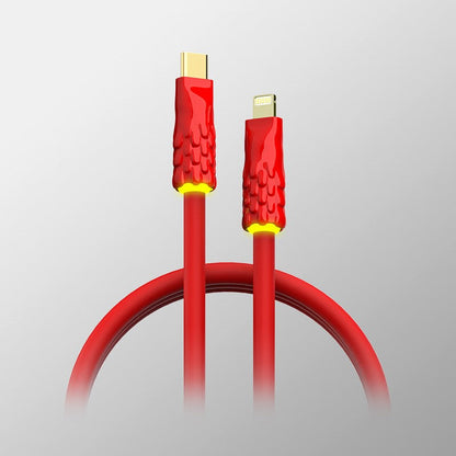 Liquid Silicone With Built-in Breathing Light Fast Charging Data Cable