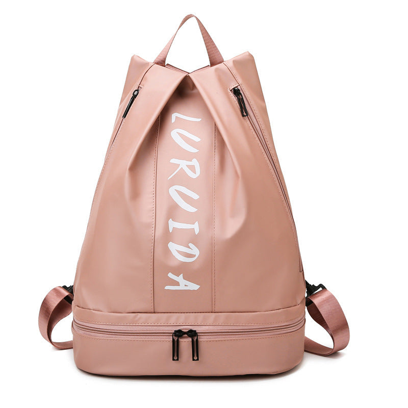 Large Capacity Sport And Fitness Backpack With Wet And Dry Separation