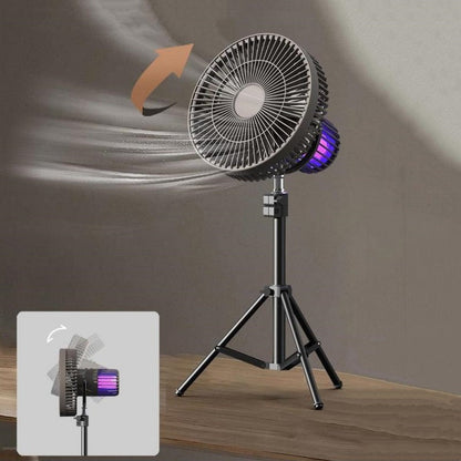 Outdoor 4-In-1 Mosquito Repellent Power Bank Night Light Fan