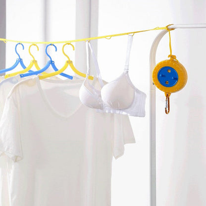 Portable Windproof Non-Slip Punch-Free Clothesline