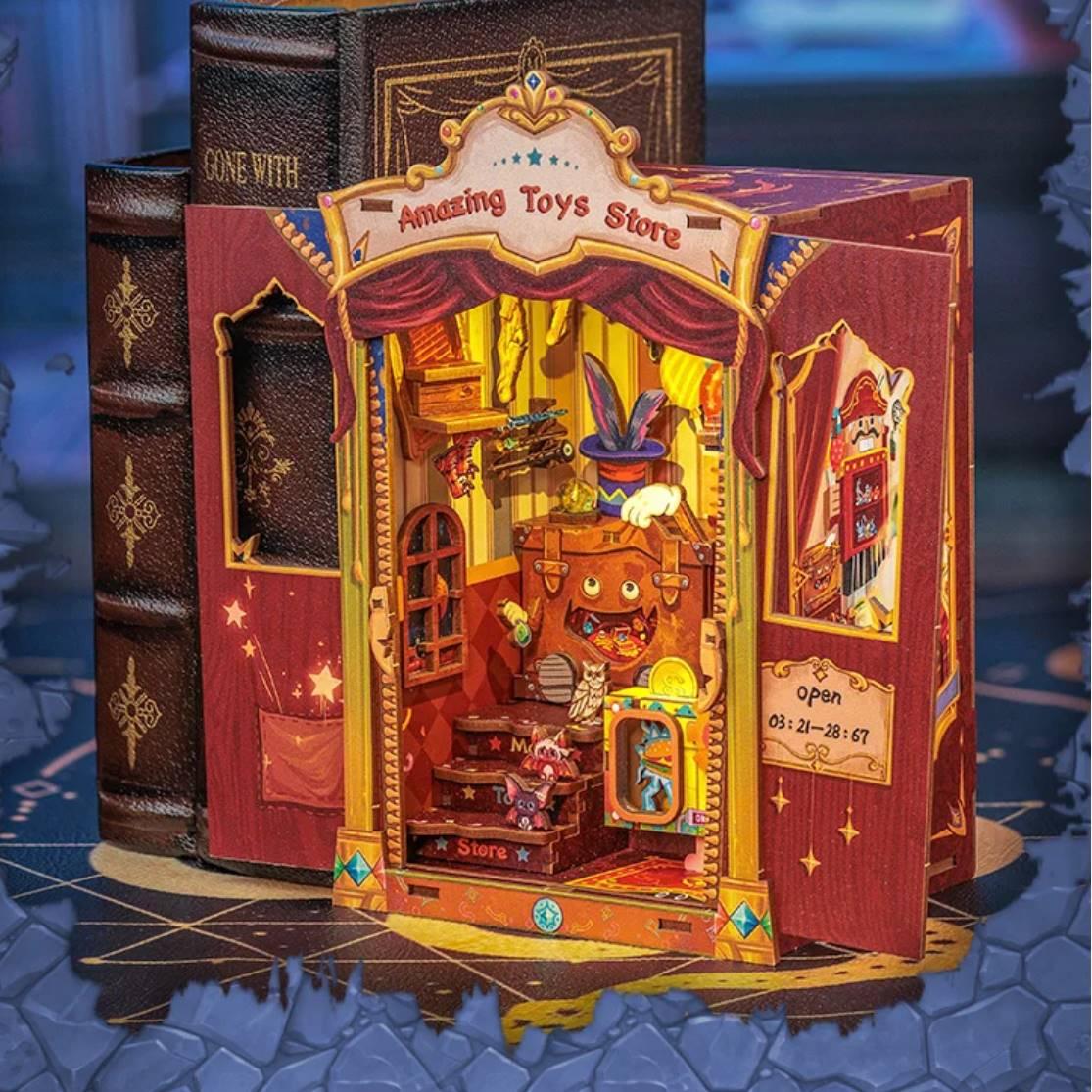Amazing Toy Store DIY Book Nook Kit | Mini Magic Shop
