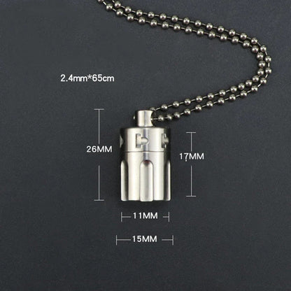 Titanium EDC Portable Mini Pill Box