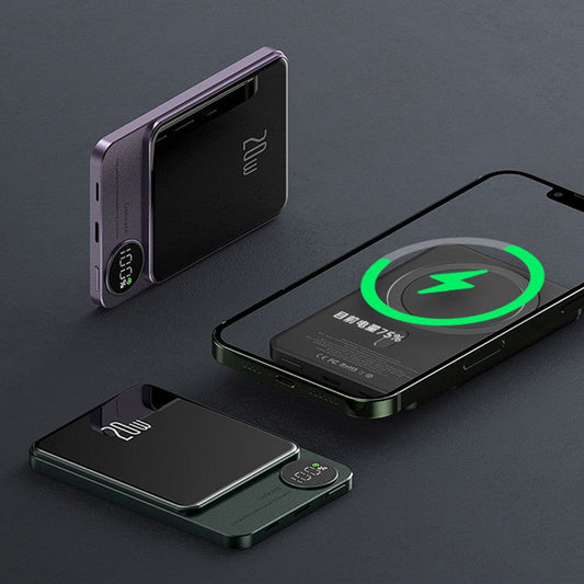 10000mAh Mini Portable LED Digital Display Magnetic fast-Charging Power Bank