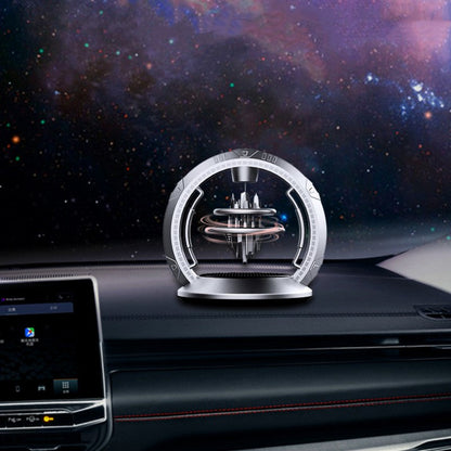 Solar-Powered Rotating Car Aromatherapy Diffuser