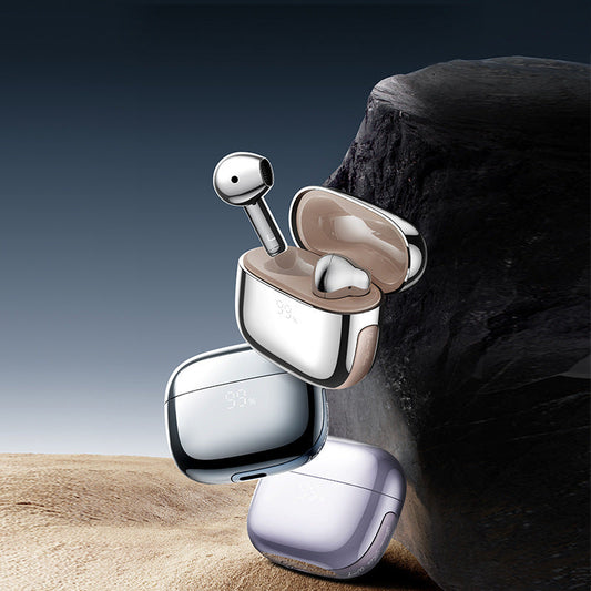Half-In-Ear Wireless Bluetooth Earphones With Full-Body Electroplating