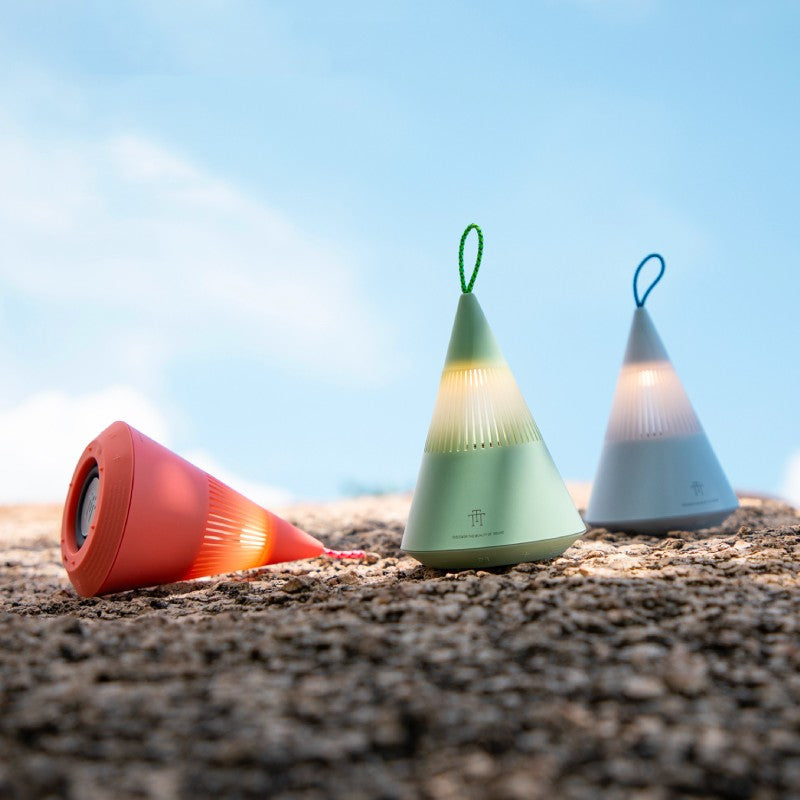 Outdoor Portable Mini Wireless Bluetooth Speaker With Ambient Light