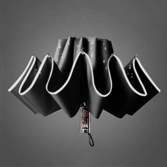 Super-Thick Fully Automatic Reverse Sun And Rain Folding Umbrella