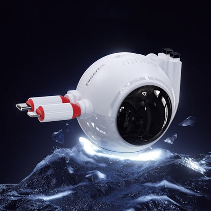 2-in-1 Retractable Super Fast Charging Data Cable