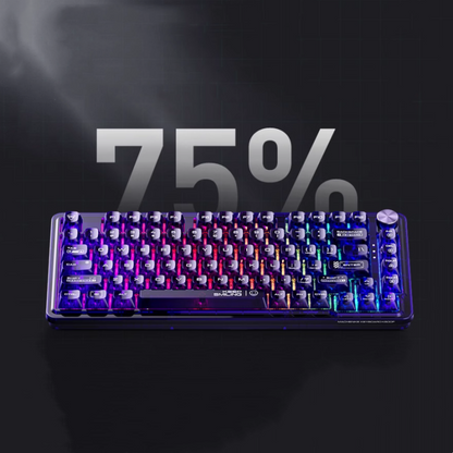 Wired Transparent Keycap Casket Mechanical Keyboard