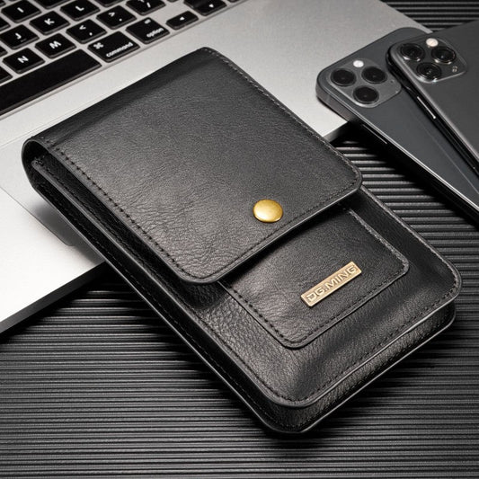 Dual-Layer Men's Phone And Card Wallet Integrated Waist Pack