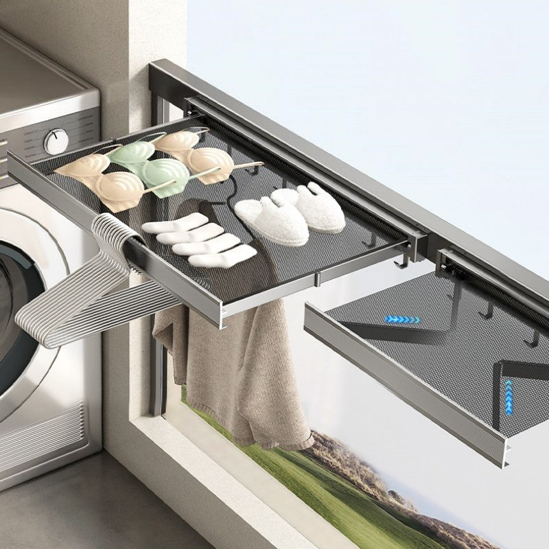 Invisible Folding Non-Punch Wall-Mounted Storage Shelf