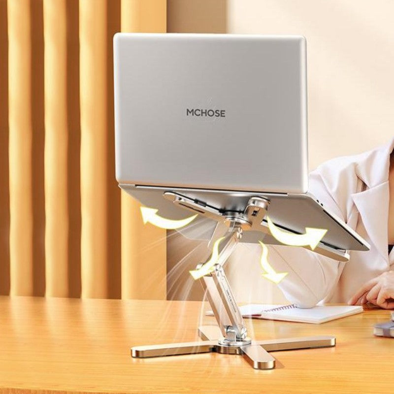 360¬∞ Rotating Cooling Foldable Laptop Stand