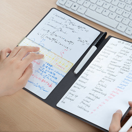 Leather Erasable Whiteboard Notebook
