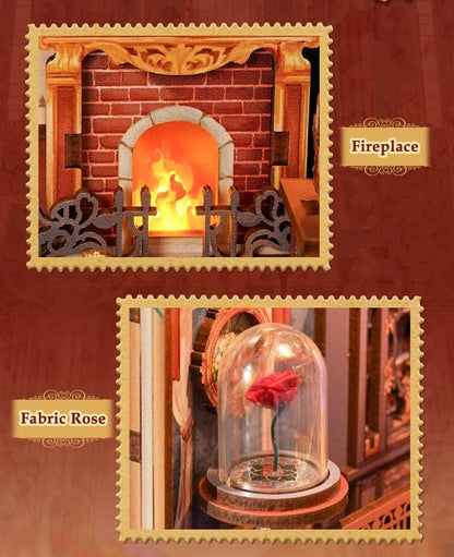 Beauty and The Beast DIY Wooden Book Nook Kit