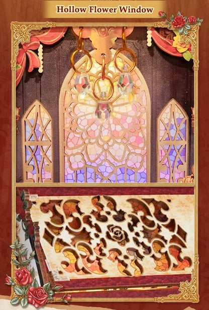 Beauty and The Beast DIY Wooden Book Nook Kit
