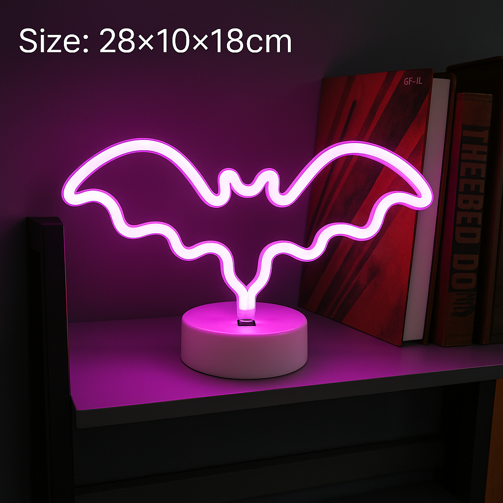 LED Neon Table Lamp Decorative Night Light For Gift Xmas Party Wedding