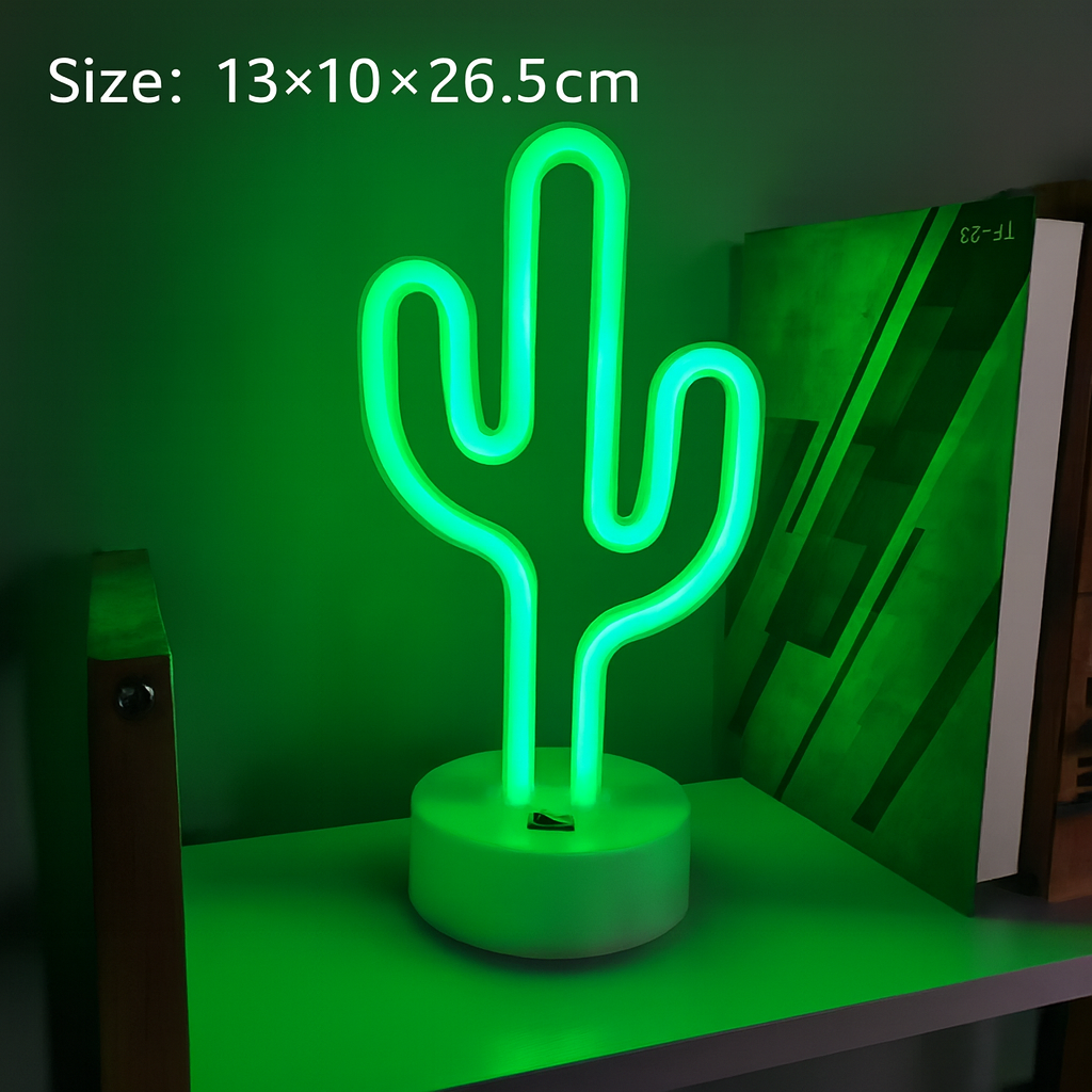 LED Neon Table Lamp Decorative Night Light For Gift Xmas Party Wedding