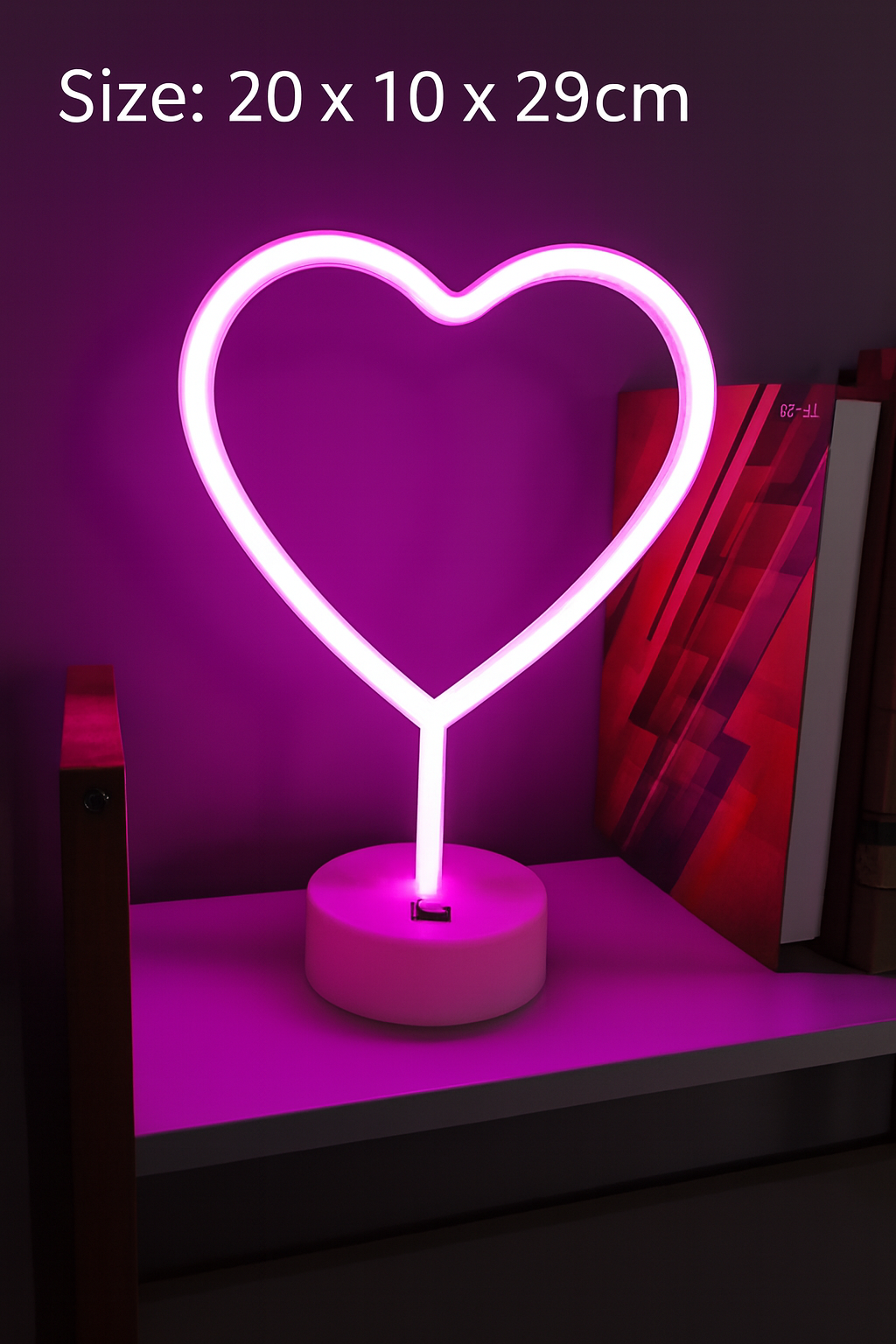 LED Neon Table Lamp Decorative Night Light For Gift Xmas Party Wedding