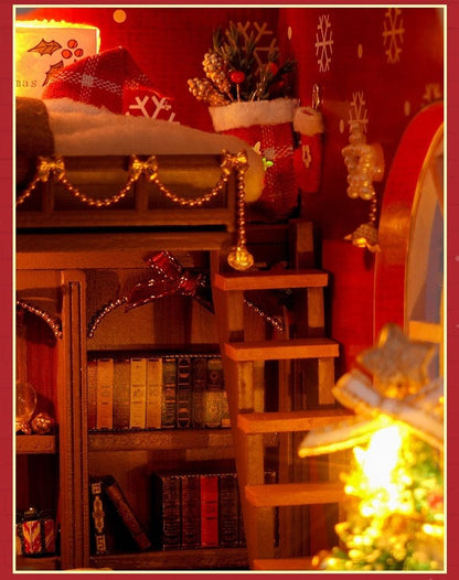 Christmas Diary DIY Book Nook Kit