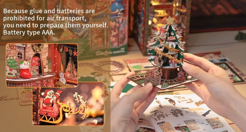 Christmas Wish Store DIY Book Nook Kit