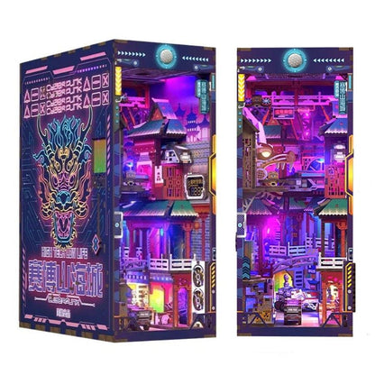 Cyberpunk City DIY Book Nook Kit