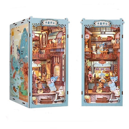 Azure Phoenix Lodge DIY Book Nook Kit