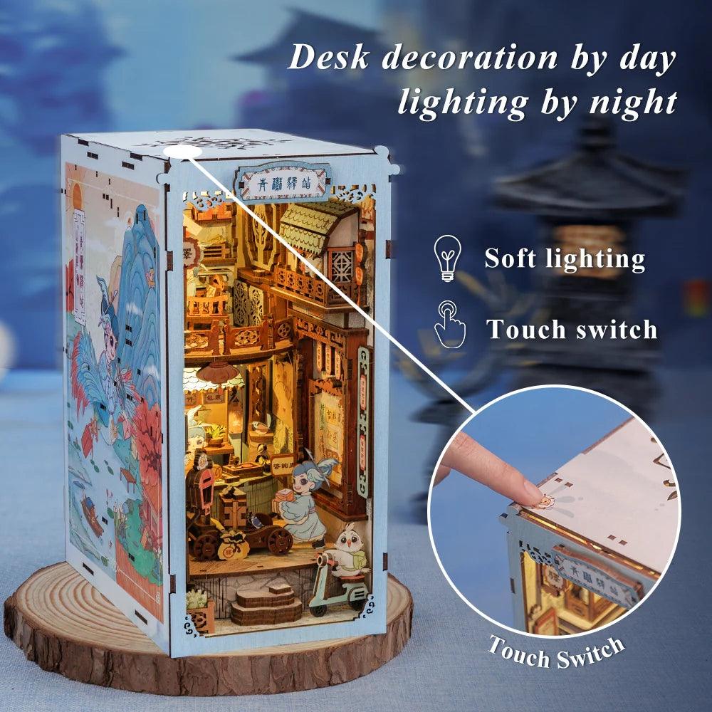 Azure Phoenix Lodge DIY Book Nook Kit