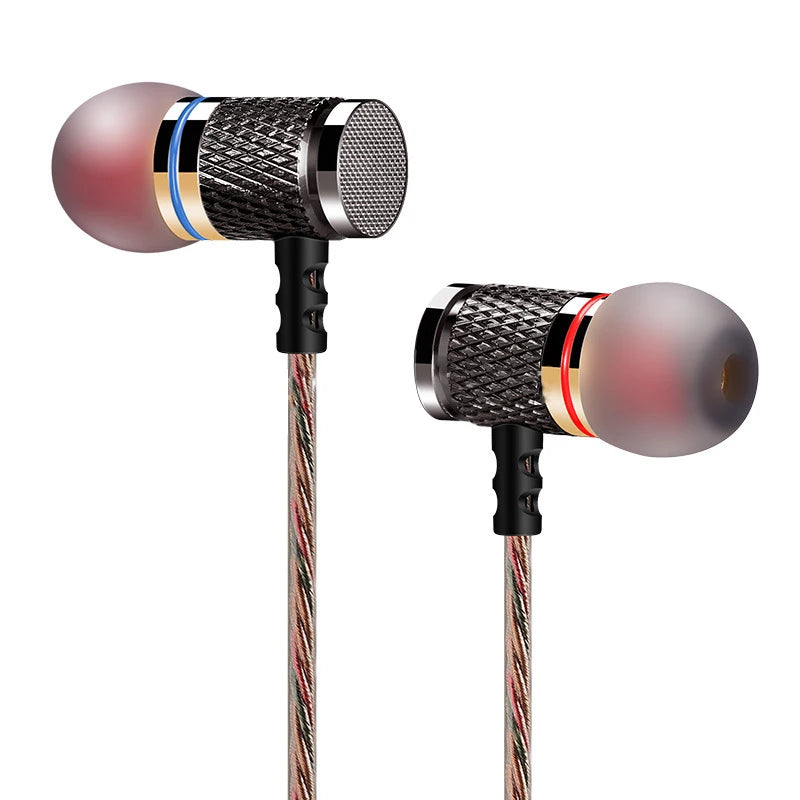 KZ-DM6 Professional In-Ear Earphone Metal Heavy Bass Sound Quality Music Earphone