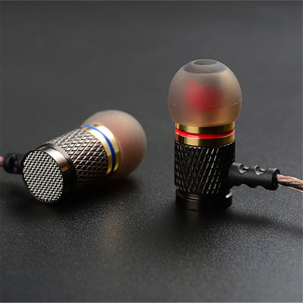 KZ-DM6 Professional In-Ear Earphone Metal Heavy Bass Sound Quality Music Earphone