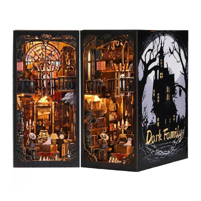 Dark Family DIY Book Nook Kit | Haunted House