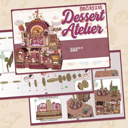 Dessert Workshop 3D Wooden Mechanical Puzzle