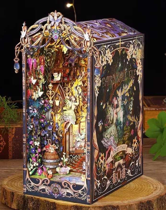 Fairy Tale Elf DIY Book Nook | Shelf Insert