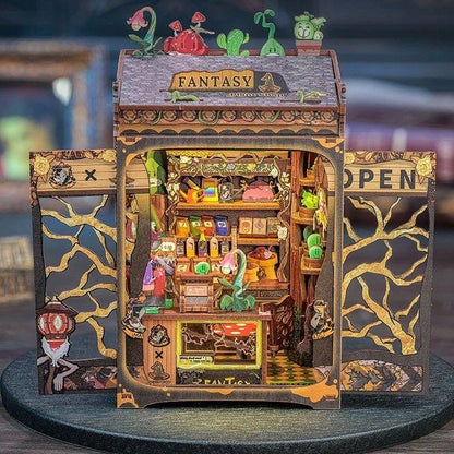 Fantasy Plant Shop DIY Book Nook Kit | Mini Magic Shop