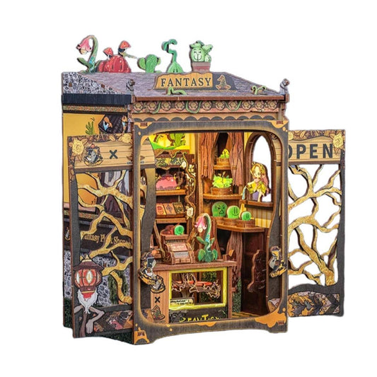 Fantasy Plant Shop DIY Book Nook Kit | Mini Magic Shop