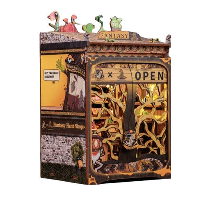 Fantasy Plant Shop DIY Book Nook Kit | Mini Magic Shop