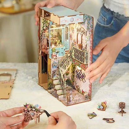 Flower Shop DIY Book Nook Shelf Insert