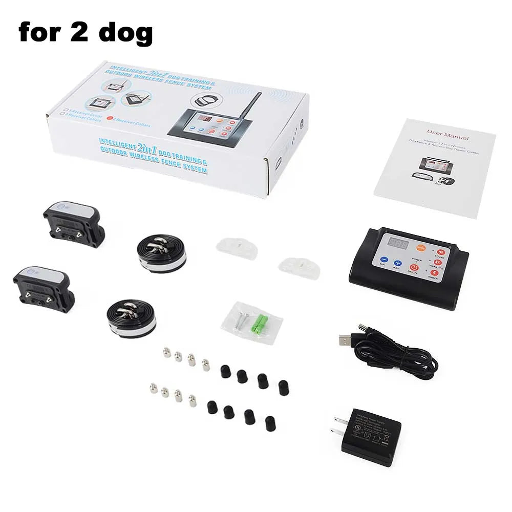 Invisible Wireless Dog Fence With Shock Collars