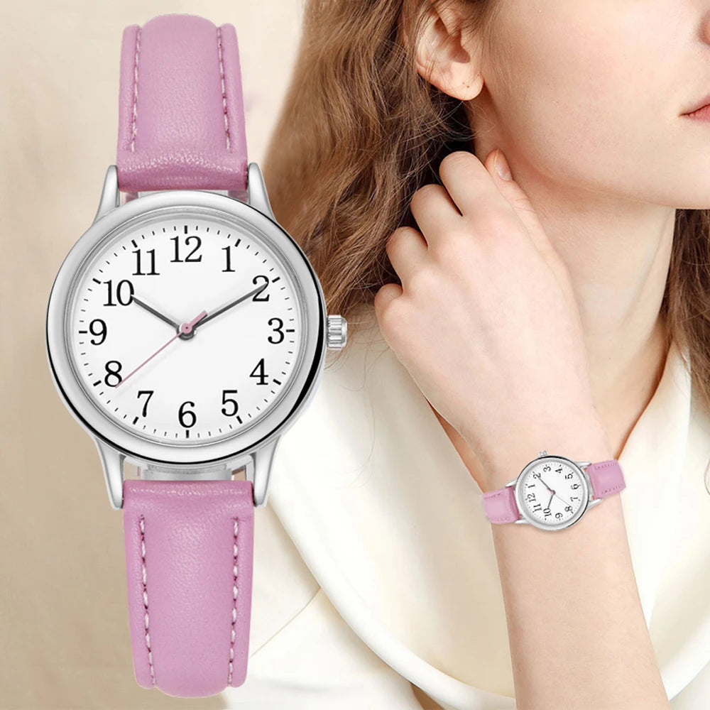 Women Casual Leather Watches - Simple Fashion Classic Style