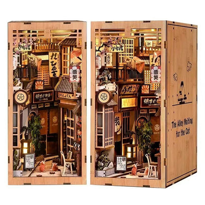 Japanese Alley Cat DIY Book Nook Kit