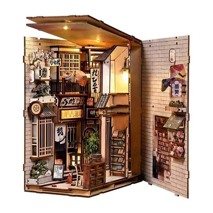 Japanese Alley Cat DIY Book Nook Kit