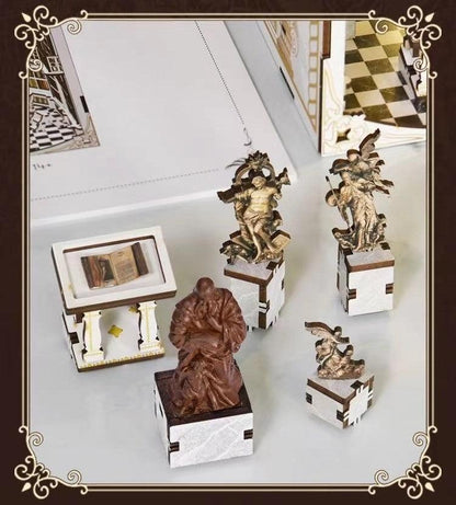 Library of Gods DIY Book Nook Kit | Admont Abbey Library Inspired