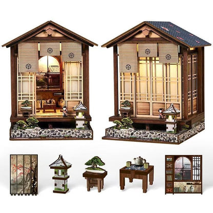 Moss Lantern Zen Garden DIY Book Nook Kit