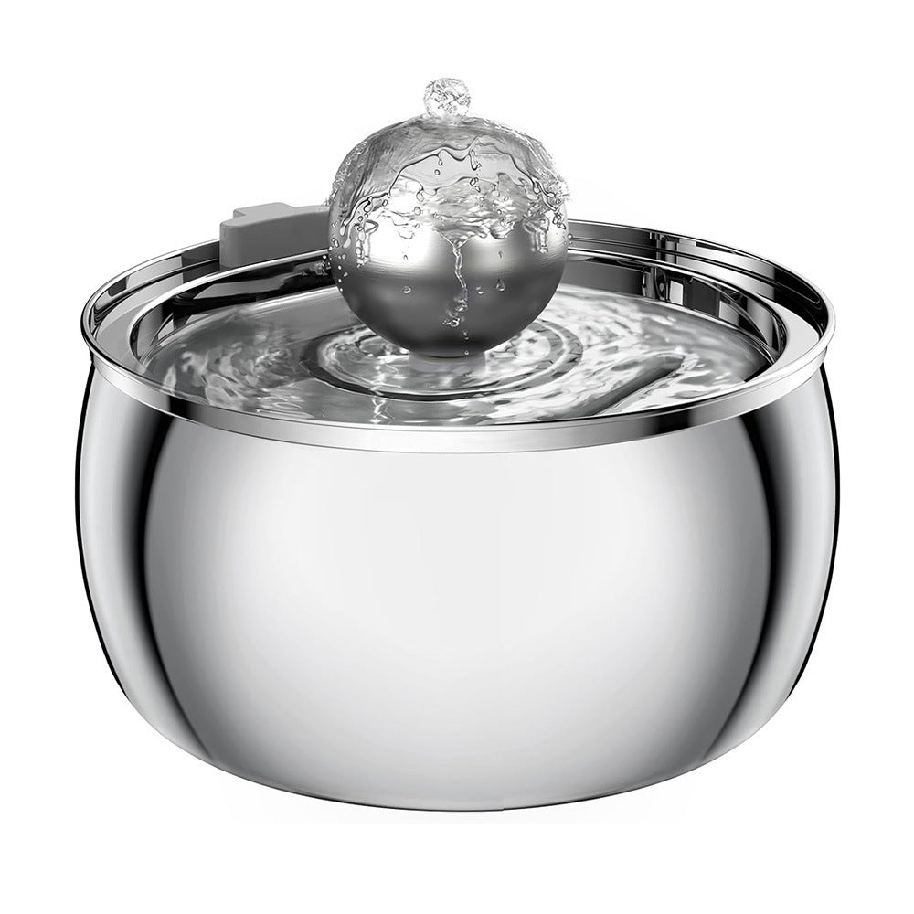 Stainless Steel Pet Water Feeder – 4L Automatic Fountain with filter system