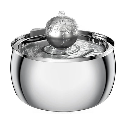 Stainless Steel Pet Water Feeder – 4L Automatic Fountain with filter system